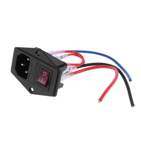 220V/110V Plastic Power Supply Switch