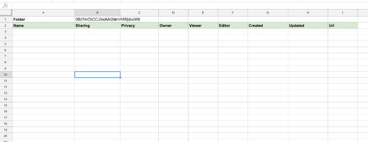 Google Sheet